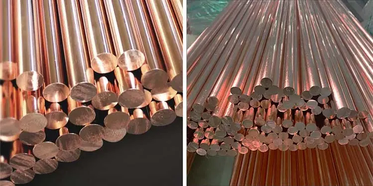 T1/T2/Tp1/Tp2 C10100/C10200/C10500/C10700/C11000 Square/Round Copper Rod Copper Bar