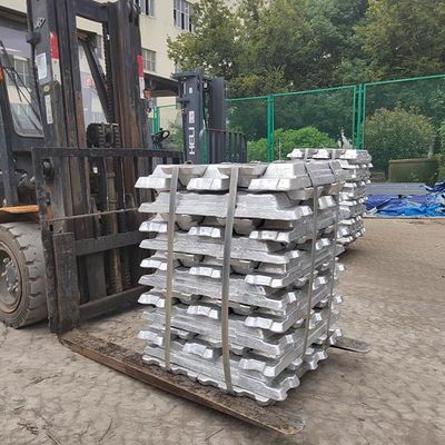 کیفیت  99.8% 99.7 Al A8 Aluminium Ingots Primary Aluminium Ingot 25kgs کارخانه