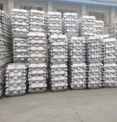 کیفیت  25Kg 99.7 Primary Aluminium Ingots 99.8 99.9 Pure Aluminum Ingot کارخانه