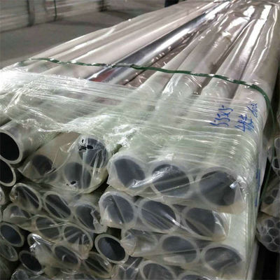 3MM 6101 250MM لوله آلومینیومی گرد 5056 5083 لوله مستطیلی آلومینیومی
