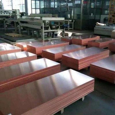 99.99% C10500 C12300 ورق مس آلیاژی کاتد مس الکترولیتی خالص