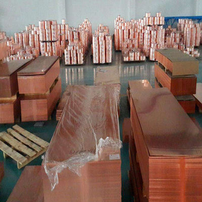 C11600 C12000 Copper Plate Sheet 99.9 Pure Copper Sheet 0.3mm - 100mm