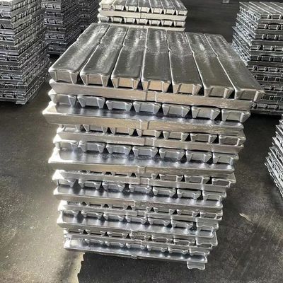2.823 گرم/سی سی شمش آلومینیوم سفید نقره ای ADC12 شمش آهنی YZAlSi11Cu3