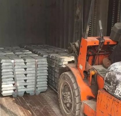 99.95% ASTM AISI شمش روی آلیاژ مبتنی بر روی