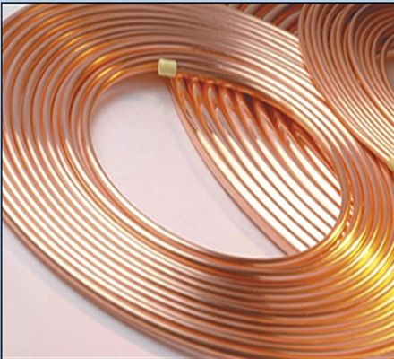99.99% C10200 3/16 اینچ کویل مسی کویل مسی توخالی برای پنکیک