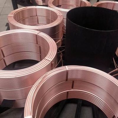 Level Wound H65 22mm Copper Pipe Coil لوله مسی خالص برای پنکیک