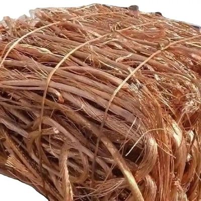 99.99٪ فلز قرمز روشن مس سیم خرد شده صفحه صنعتی